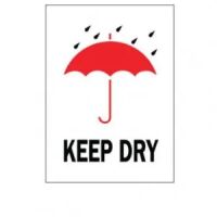 "KEEP DRY" Label 