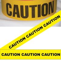 Caution Caution Caution Tape, Fl. Yellow