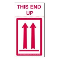 "This End Up" Arrow Label