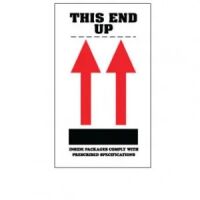 "THIS END UP" Label   