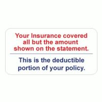 Insurance Patient Responsibility Labels