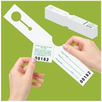 Bag Identification Tags, Tear Proof Stock