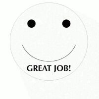 "GREAT JOB!" Self Inking Rubber Stamp