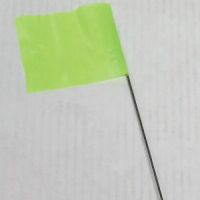 Stake Flag, Fluorescent Lime   