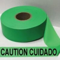 Caution Cuidado Caution Tape, Fl. Green  