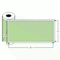 4"x8" Thermal Transfer Labels on Rolls,No Perf 