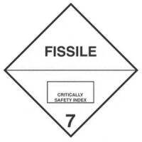"FISSILE 7" - D.O.T. Label 