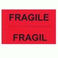 "FRAGILE" Bilingual Label 