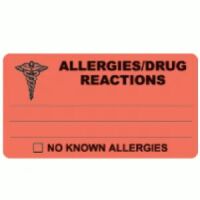 ALLERGY Alert Labels