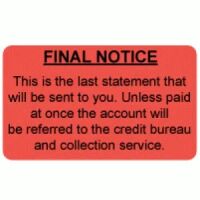 Billing & Collection Labels