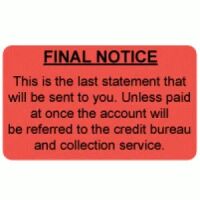 Billing & Collection Labels