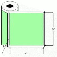 5" x 4" Thermal Transfer Labels on Rolls, No Perf 