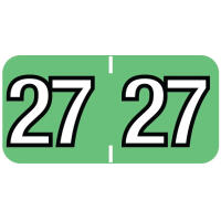 14400 Colwell® compatible Year tab labels