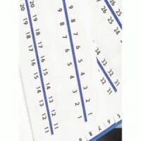 Printed 1/2" Index Tabs - Numbers