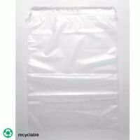 1.5 Mil. Clear Polypropylene Drawstring Bags