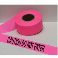 Caution Do Not Enter Tape, Fl. Pink       