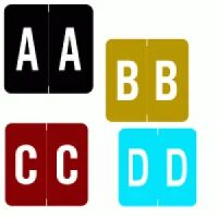 FADBM Barkley&#174; Compatible Alphabetical Tabs