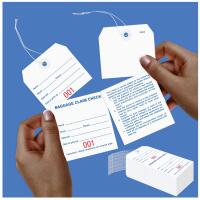 Baggage Claim Check Tags-In English