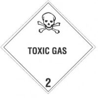 "Toxic Gas 2" - D.O.T. Label 