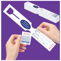 Bag Claim Tags-Blue ink, Tear Proof Stock