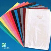 12" x 3" x 18" Merchandise Bags w/ Die Cut Handle