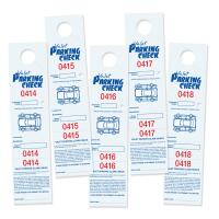 Parking & Claim Check Tags, White, 2 1/2\
