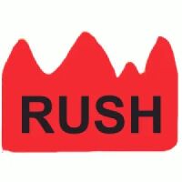 "RUSH" Label 