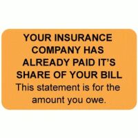 Insurance Patient Responsibility Labels