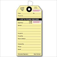 Lost and Found Property Tags