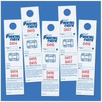 Parking & Claim Check Tags, White, 2 1/2\