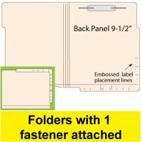 Combo Drawer/Shelf File Folders with Fasteners