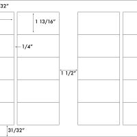 3 3/8" x 1 13/16"