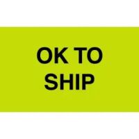"OK TO SHIP"