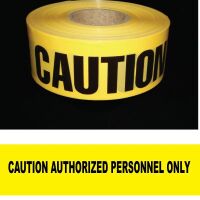 Caution Authorized Personnel Only Barricade Tape