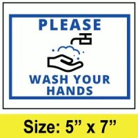 Please Wash Your Hands Labels