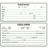 Surgical Summary Labels