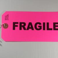 Fragile Baggage Tag