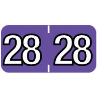 14400 Colwell® compatible Year tab labels