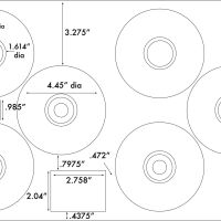 Up to 4.45" Diameter