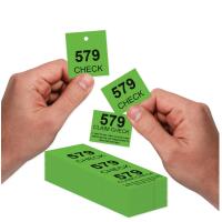 Coat Check Tags