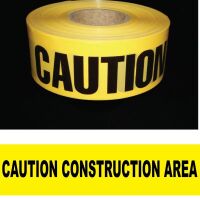 Caution Construction Area Barricade Tape