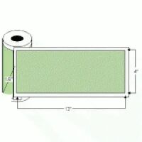 4" x 13" Thermal Transfer Labels on Rolls,No Perf