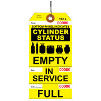 Cylinder Status Perforated Tags