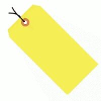 #3 Fluorescent Pre-Strung Tags (3 3/4\