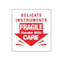 "Delicate Instruments Fragile Handle With." Label