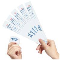 Bag Identification Tags with Transfer Tape