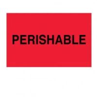 "PERISHABLE" Label  