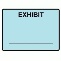 Legal Exhibit Labels