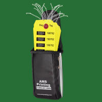 Black Colored Tag Holder