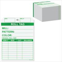 Carpet Roll Tag - Green on 10 pt Tag